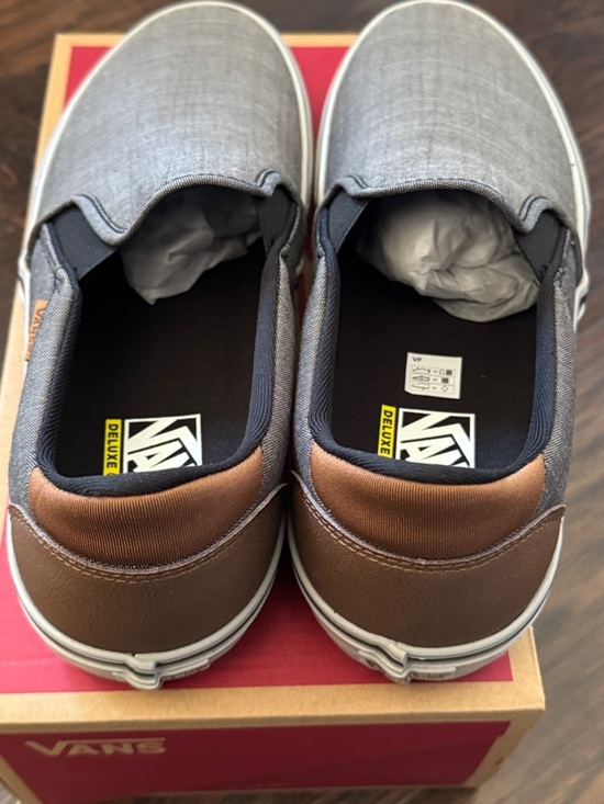 Vans New In ? Slip-On Loafers in Gray, 2 Size Available, Men’s Sz 10.5 & Sz 12 main image 6